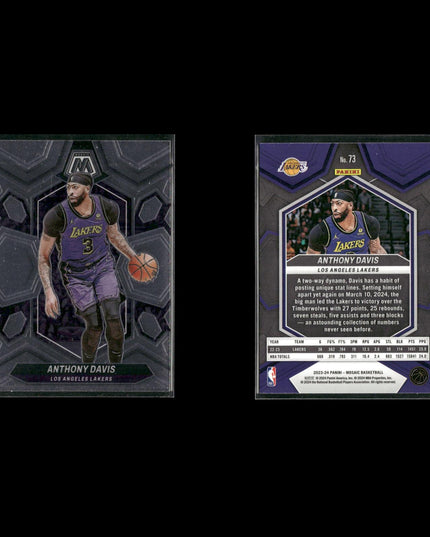 Anthony Davis New Orleans Pelicans Basketball 7-Card Lot Panini EX