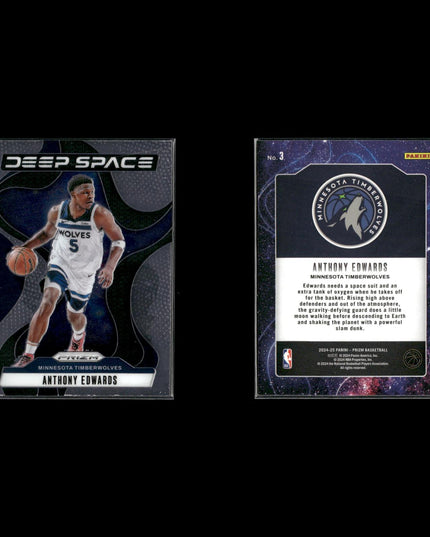 Anthony Edwards Minnesota Timberwolves Basketball 8-Card Lot Panini EX