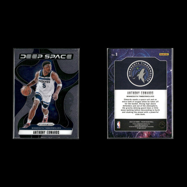Anthony Edwards Minnesota Timberwolves Basketball 8-Card Lot Panini EX