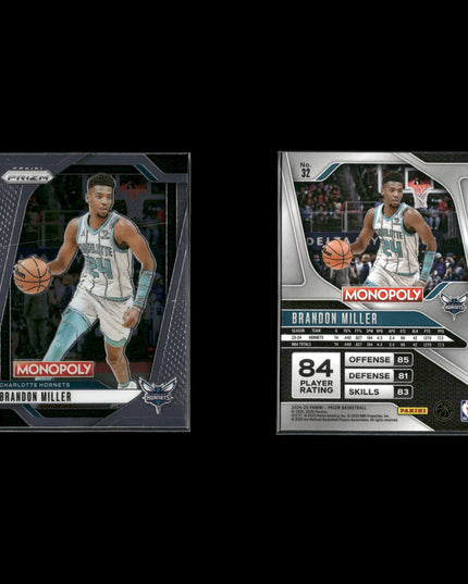 Brandon Miller Charlotte Hornets Basketball 8-Card Lot Panini EX