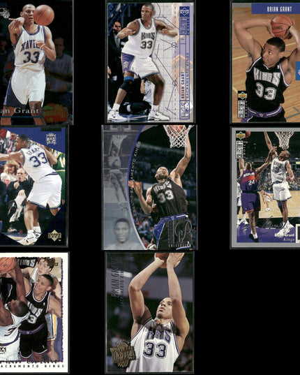 Brian Grant Portland Trail Blazers Basketball 8-Card Lot NBA Hoops EX
