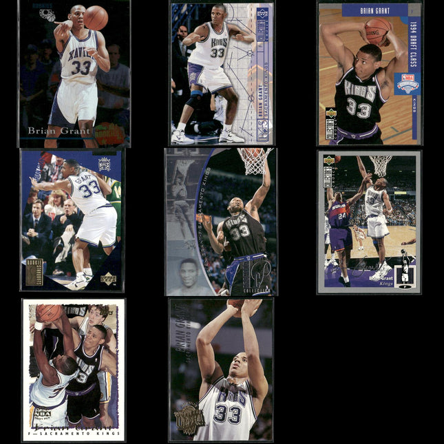 Brian Grant Portland Trail Blazers Basketball 8-Card Lot NBA Hoops EX