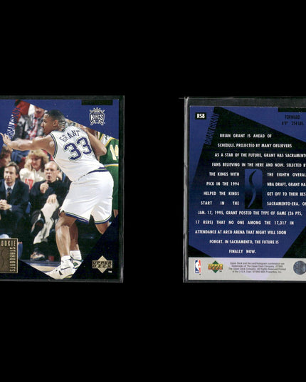 Brian Grant Portland Trail Blazers Basketball 8-Card Lot NBA Hoops EX