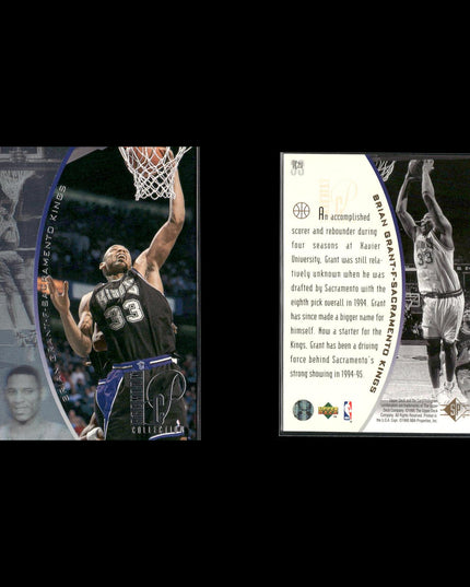 Brian Grant Portland Trail Blazers Basketball 8-Card Lot NBA Hoops EX