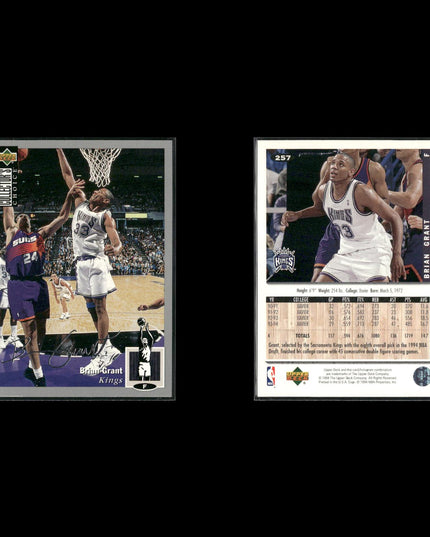 Brian Grant Portland Trail Blazers Basketball 8-Card Lot NBA Hoops EX