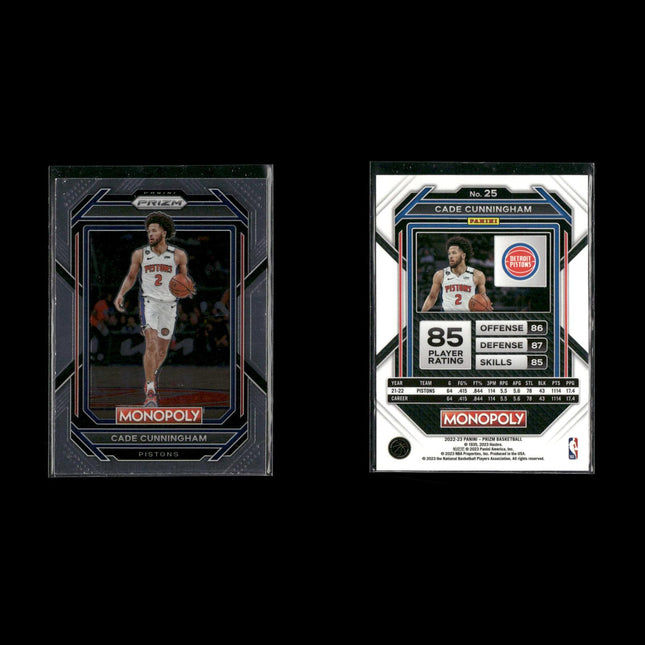 Cade Cunningham Detroit Pistons Basketball 4-Card Lot Panini EX