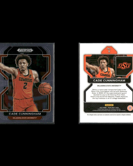 Cade Cunningham Detroit Pistons Basketball 4-Card Lot Panini EX