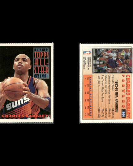 Charles Barkley Philadelphia 76ers Basketball 12-Card Lot NBA Hoops EX