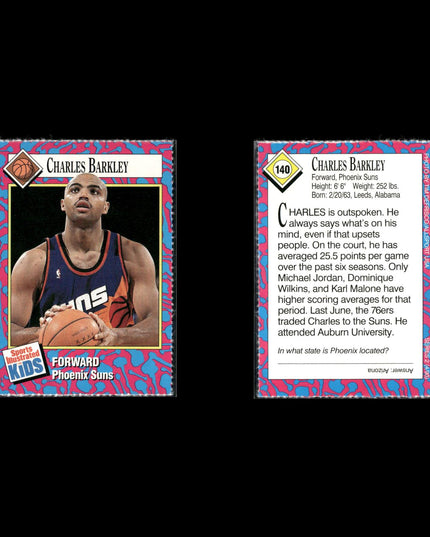 Charles Barkley Philadelphia 76ers Basketball 12-Card Lot NBA Hoops EX