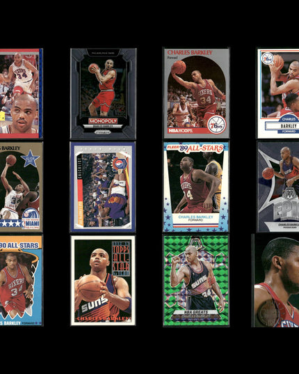 Charles Barkley Philadelphia 76ers Basketball 12-Card Lot NBA Hoops EX