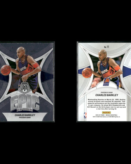 Charles Barkley Philadelphia 76ers Basketball 12-Card Lot NBA Hoops EX