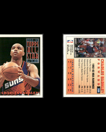 Charles Barkley Philadelphia 76ers Basketball 12-Card Lot NBA Hoops EX