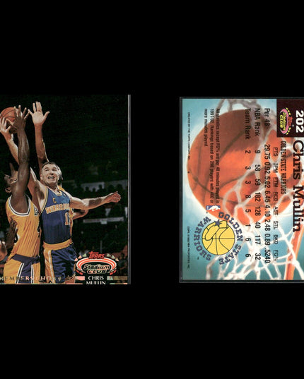 Chris Mullin Golden State Warriors Basketball 6-Card Lot NBA Hoops EX