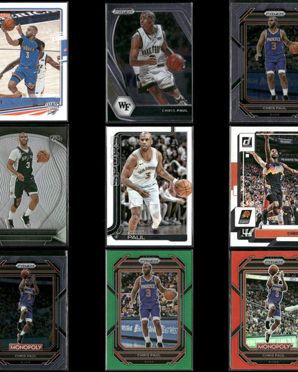 Chris Paul New Orleans Hornets Basketball 9-Card Lot Panini EX