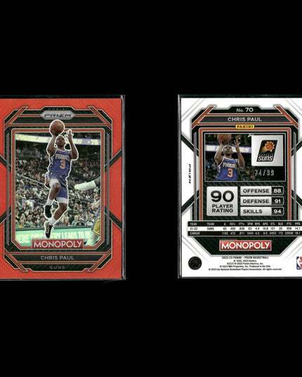 Chris Paul New Orleans Hornets Basketball 9-Card Lot Panini EX