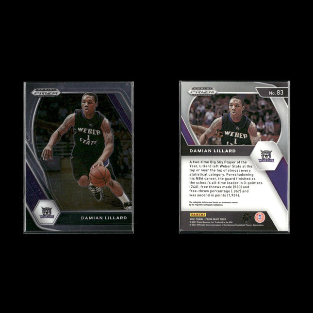 Damian Lillard Portland Trail Blazers Basketball 4-Card Lot Panini EX