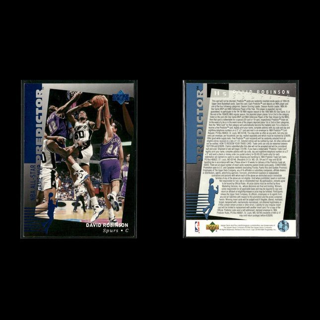 David Robinson San Antonio Spurs Basketball 24-Card Lot NBA Hoops EX