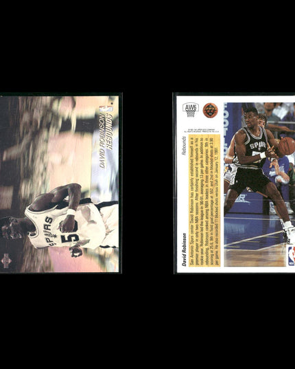 David Robinson San Antonio Spurs Basketball 24-Card Lot NBA Hoops EX
