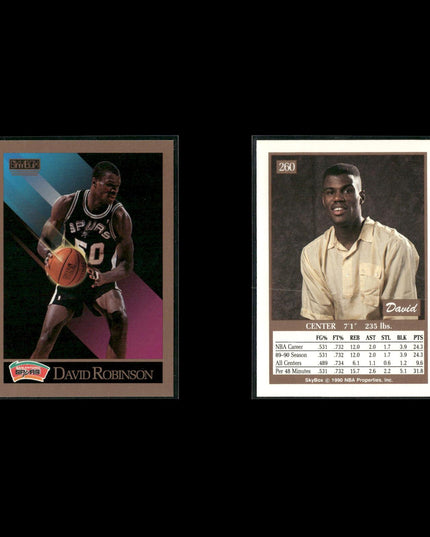 David Robinson San Antonio Spurs Basketball 24-Card Lot NBA Hoops EX