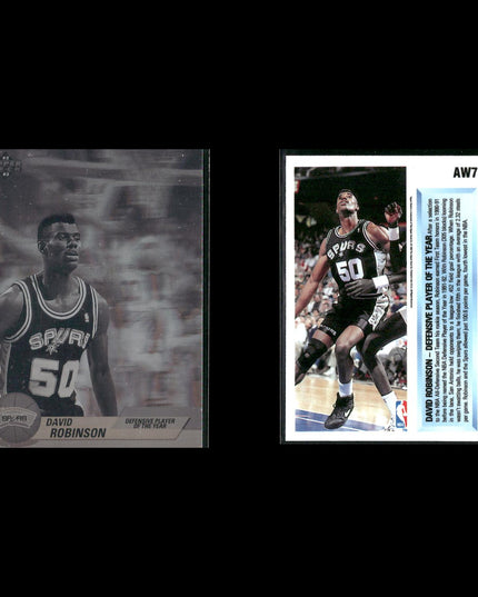 David Robinson San Antonio Spurs Basketball 24-Card Lot NBA Hoops EX