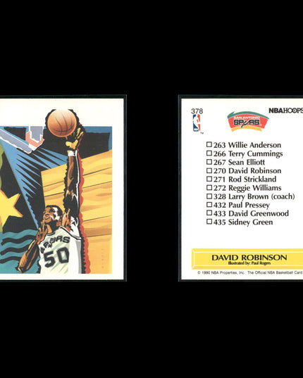 David Robinson San Antonio Spurs Basketball 24-Card Lot NBA Hoops EX