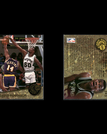 David Robinson San Antonio Spurs Basketball 24-Card Lot NBA Hoops EX