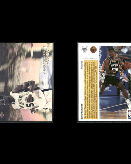 David Robinson San Antonio Spurs Basketball 24-Card Lot NBA Hoops EX