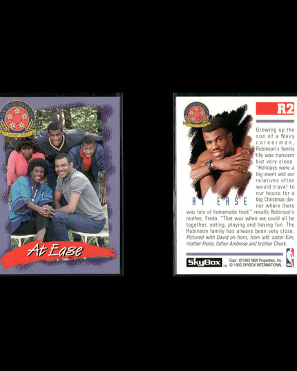 David Robinson San Antonio Spurs Basketball 24-Card Lot NBA Hoops EX