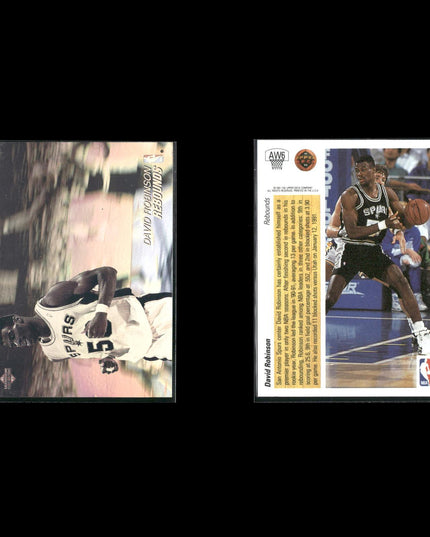 David Robinson San Antonio Spurs Basketball 6-Card Lot NBA Hoops EX