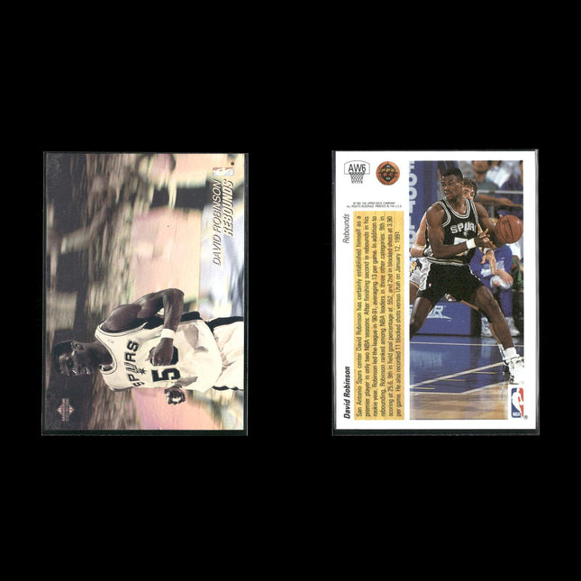 David Robinson San Antonio Spurs Basketball 6-Card Lot NBA Hoops EX
