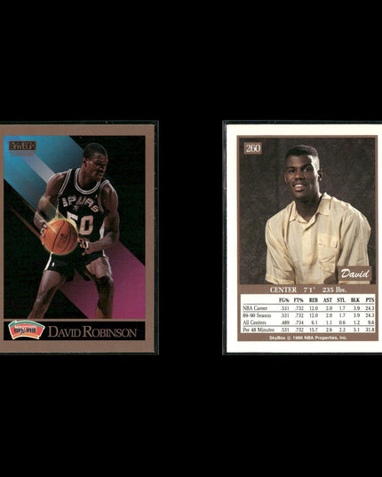 David Robinson San Antonio Spurs Basketball 6-Card Lot NBA Hoops EX