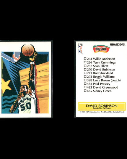 David Robinson San Antonio Spurs Basketball 6-Card Lot NBA Hoops EX