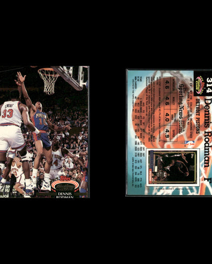 Dennis Rodman Detroit Pistons Basketball 9-Card Lot Upper Deck EX