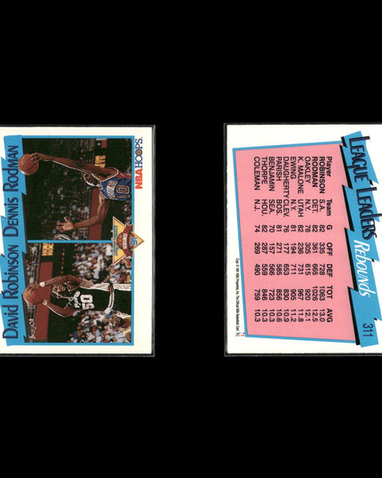 Dennis Rodman Detroit Pistons Basketball 9-Card Lot Upper Deck EX