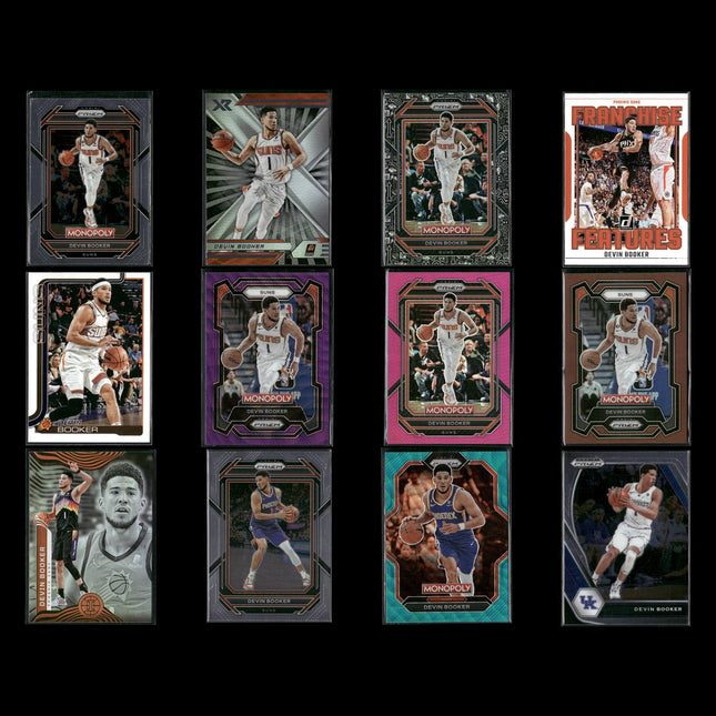 Devin Booker Phoenix Suns Basketball 12-Card Lot Panini EX