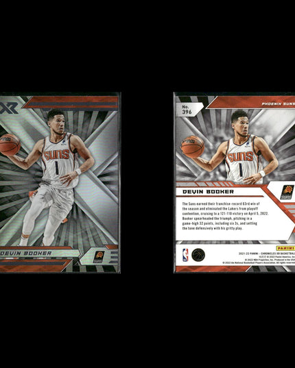 Devin Booker Phoenix Suns Basketball 12-Card Lot Panini EX