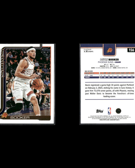 Devin Booker Phoenix Suns Basketball 12-Card Lot Panini EX