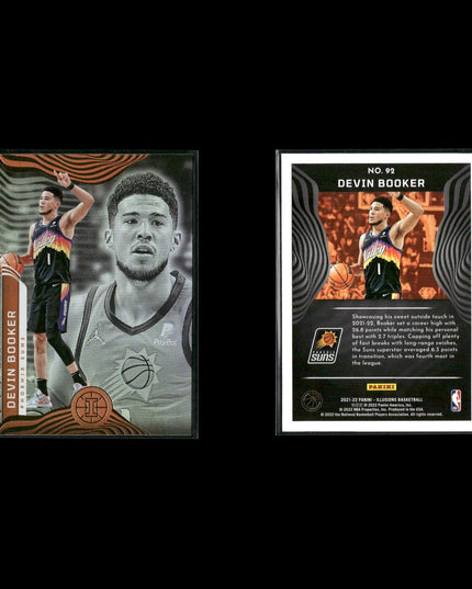 Devin Booker Phoenix Suns Basketball 12-Card Lot Panini EX