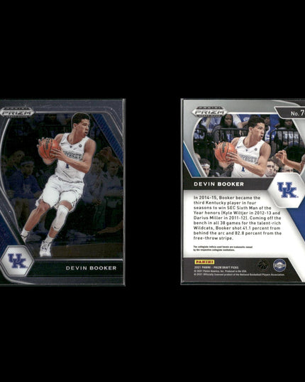 Devin Booker Phoenix Suns Basketball 12-Card Lot Panini EX