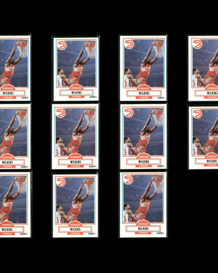 Dominique Wilkins Atlanta Hawks Basketball 11-Card Lot NBA Hoops EX