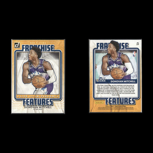 Donovan Mitchell Utah Jazz Basketball 6-Card Lot Panini EX