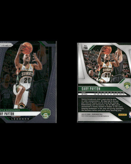 Gary Payton Seattle SuperSonics Basketball 11-Card Lot Upper Deck EX