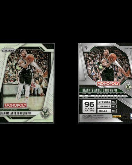 Giannis Antetokounmpo Milwaukee Bucks Basketball 4-Card Lot Panini EX