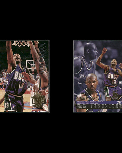 Glenn Robinson Milwaukee Bucks Basketball 8-Card Lot NBA Hoops EX