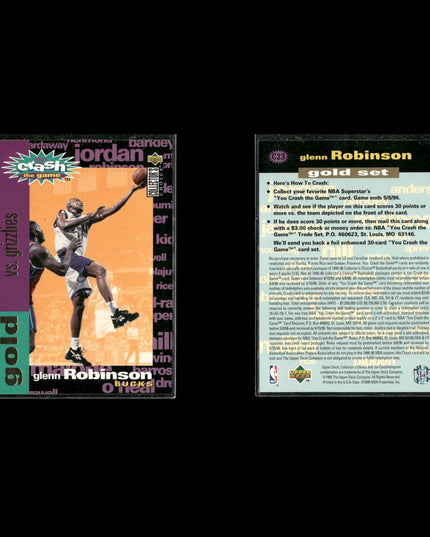 Glenn Robinson Milwaukee Bucks Basketball 8-Card Lot NBA Hoops EX