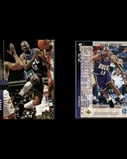Glenn Robinson Milwaukee Bucks Basketball 8-Card Lot NBA Hoops EX
