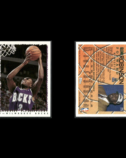 Glenn Robinson Milwaukee Bucks Basketball 8-Card Lot NBA Hoops EX