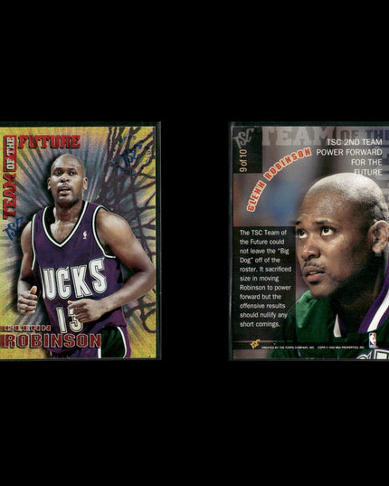 Glenn Robinson Milwaukee Bucks Basketball 8-Card Lot NBA Hoops EX