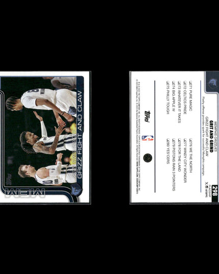 Ja Morant Memphis Grizzlies Basketball 8-Card Lot Panini EX