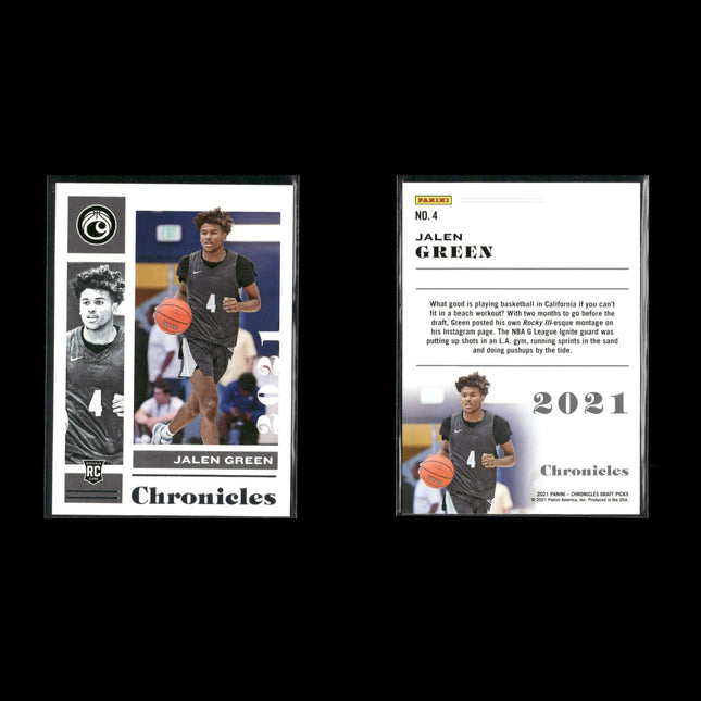 Jalen Green Houston Rockets Basketball 7-Card Lot Panini EX